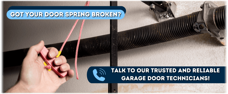 Broken Garage Door Spring Boerne TX